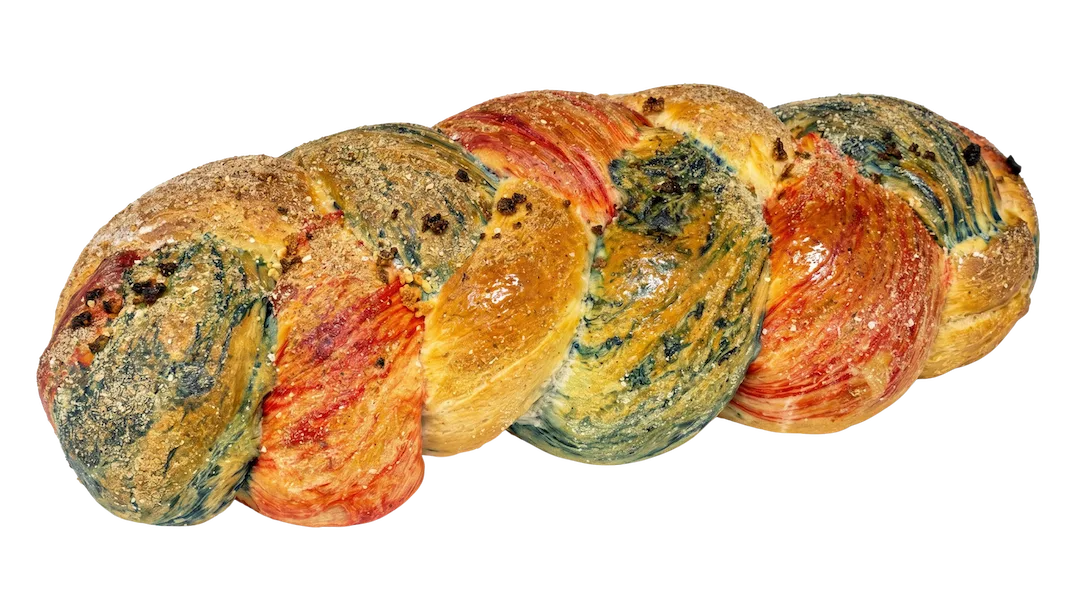 Red white and blue Fourth of July bread from Spoon and Bowl
